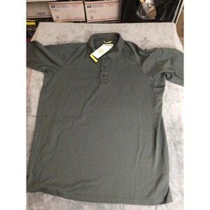 NWT First Tactical Men's XL Performance Short Sleeve Polo Shirt Charcoal